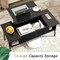 Modern Wood Coffee Table with Lift-Top Adjustable Desk and Storage Shelf for Living Room